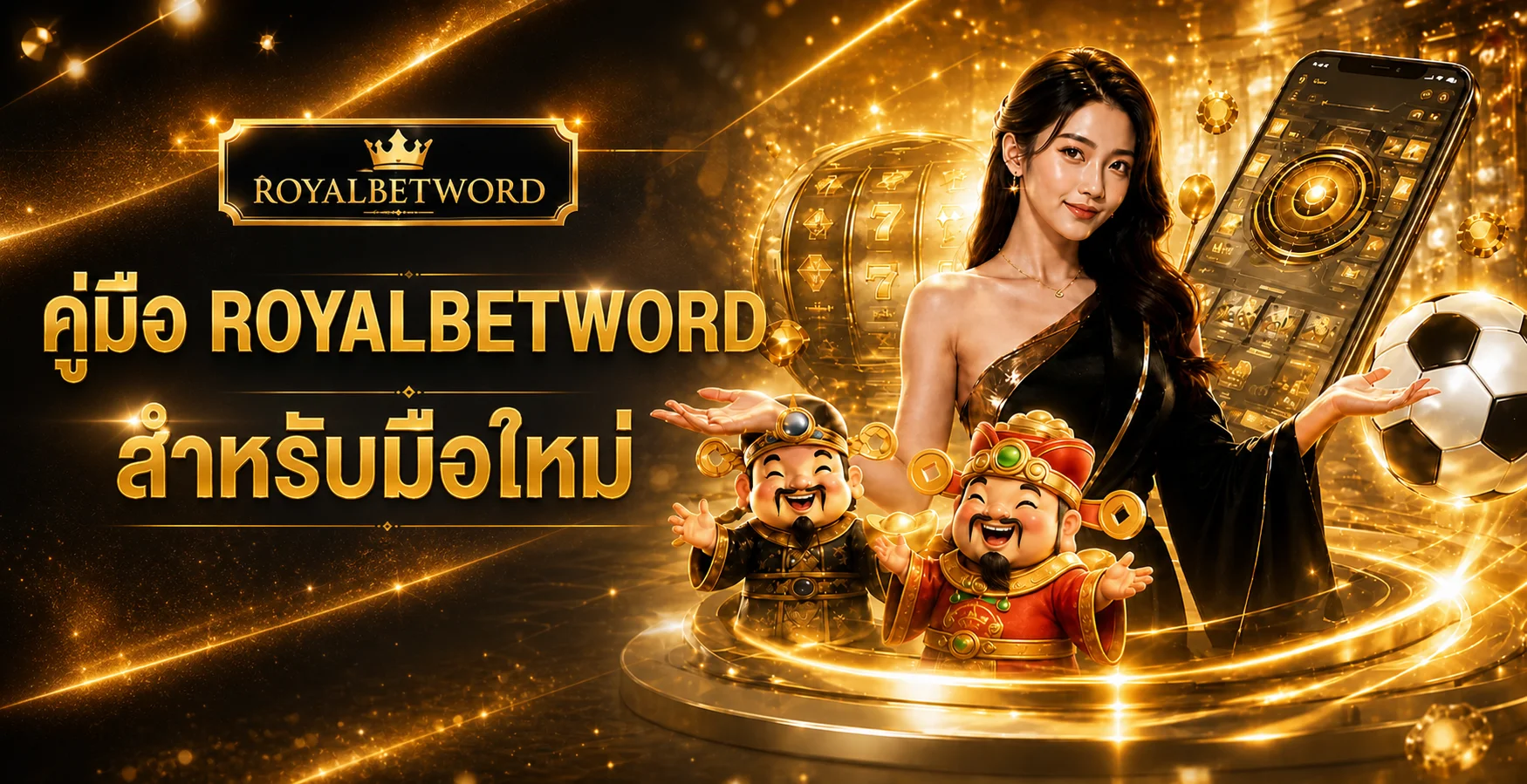 ROYALBETWORD คู่มือมือใหม่ สมัคร สล็อต ฝากถอน